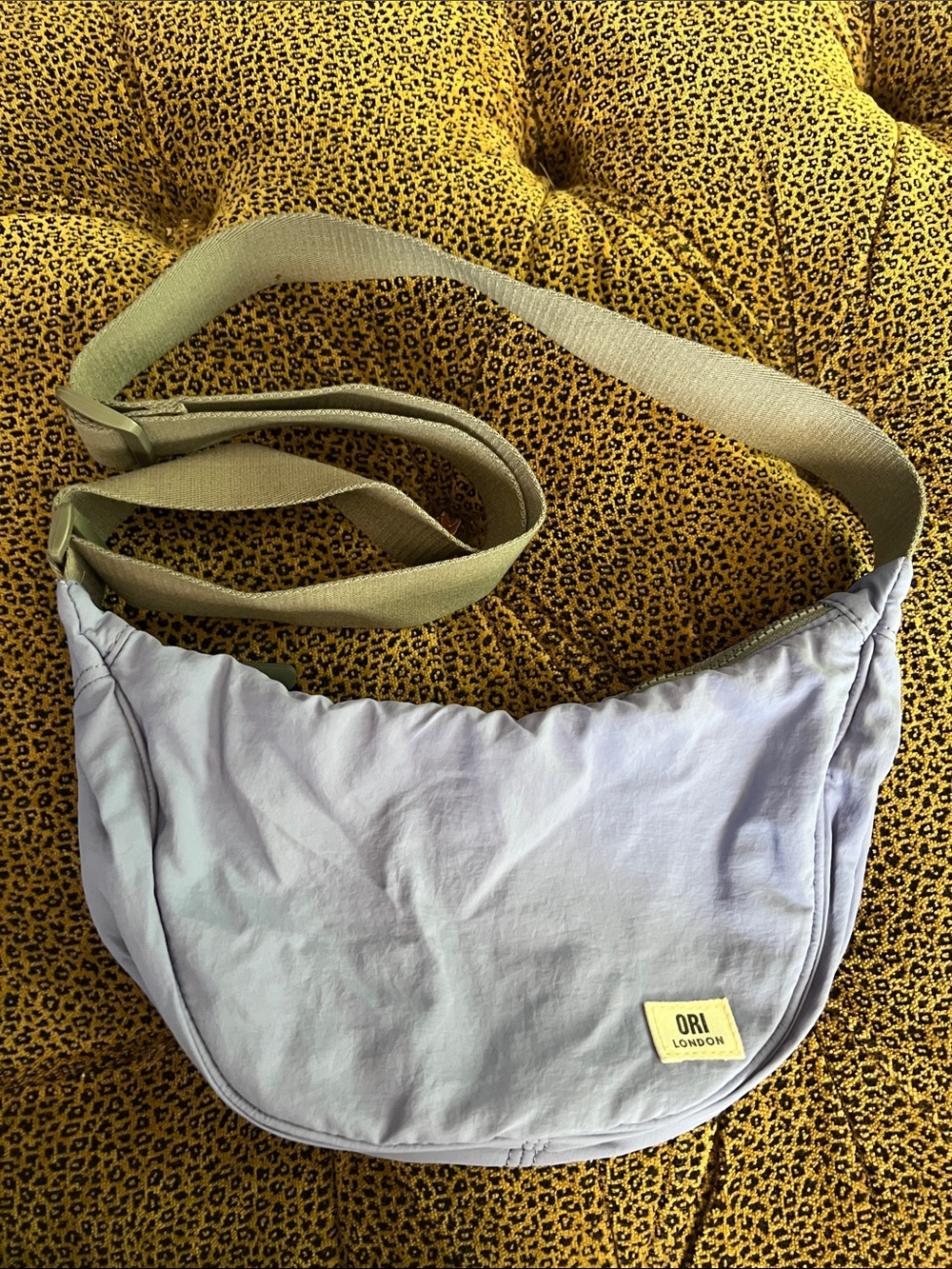 ORI London Cosmic Crossbody Bag with Olive Strap